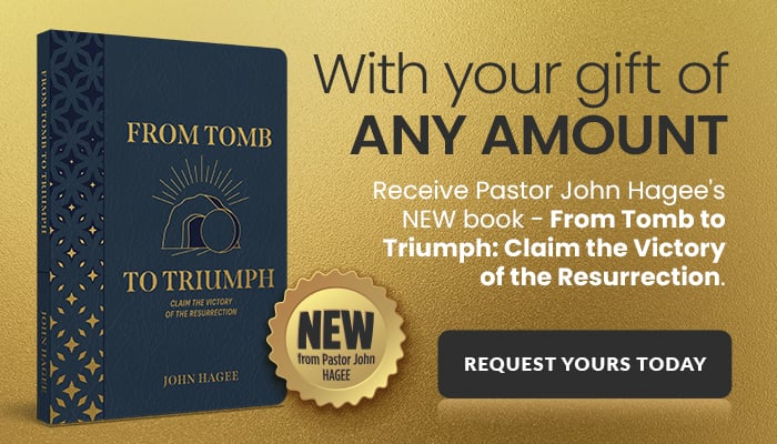 With your gift of any amount, receive Pastor John's From Tomb to Triumph. 
