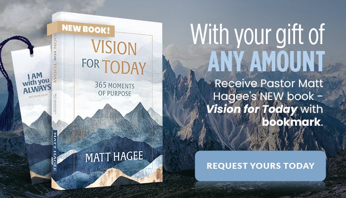 With your gift of any amount, receive Pastor Matt's NEW BOOK!